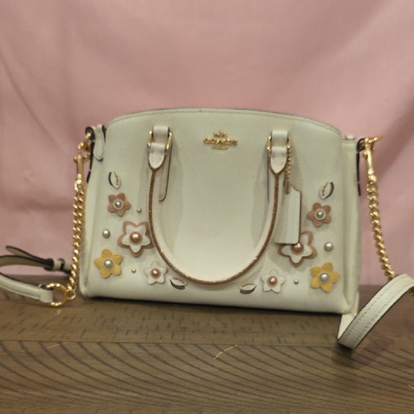 Coach Handbags - Coach Floral Satchel/Crossbody